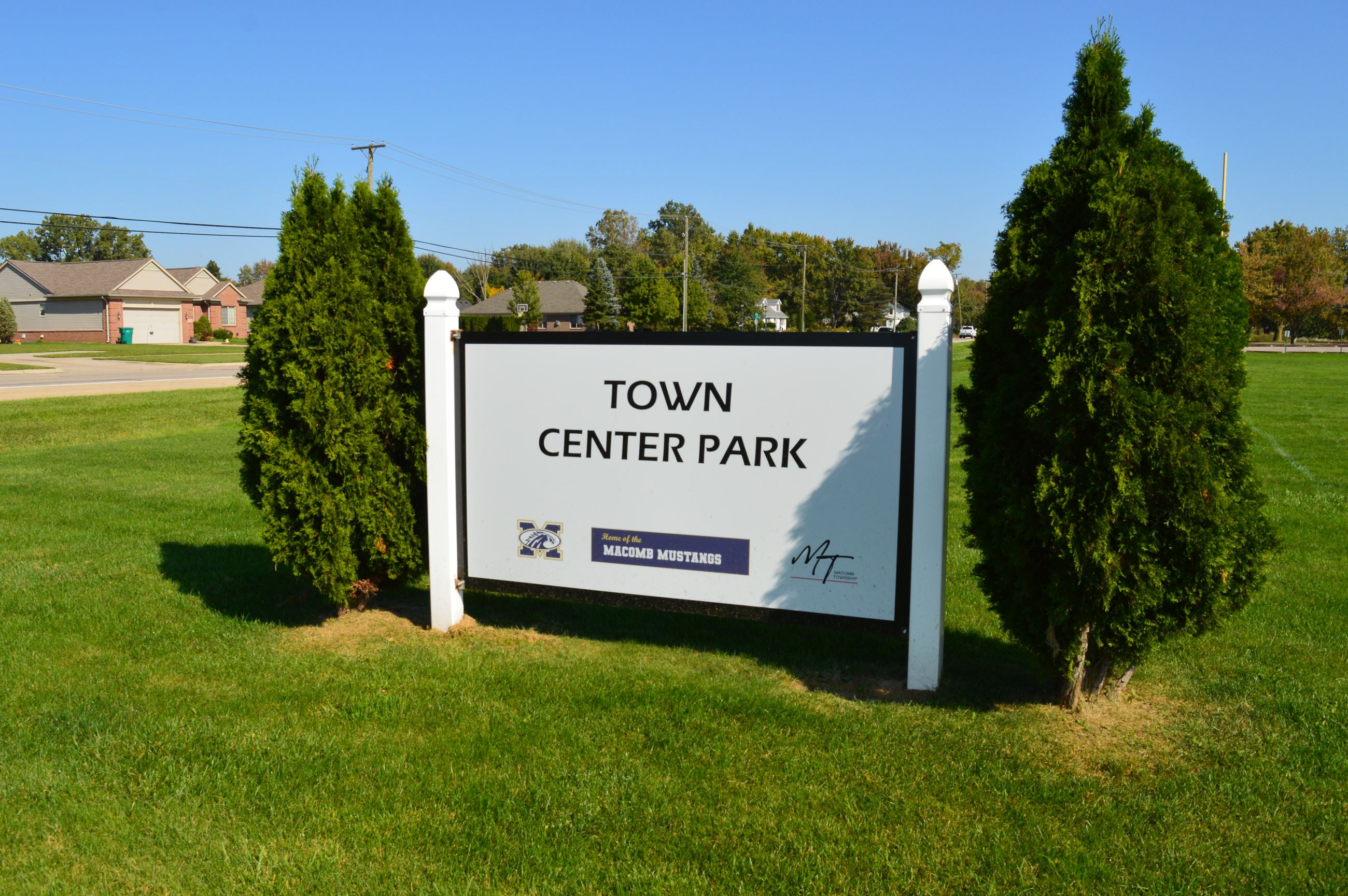 Town Center Park Sign