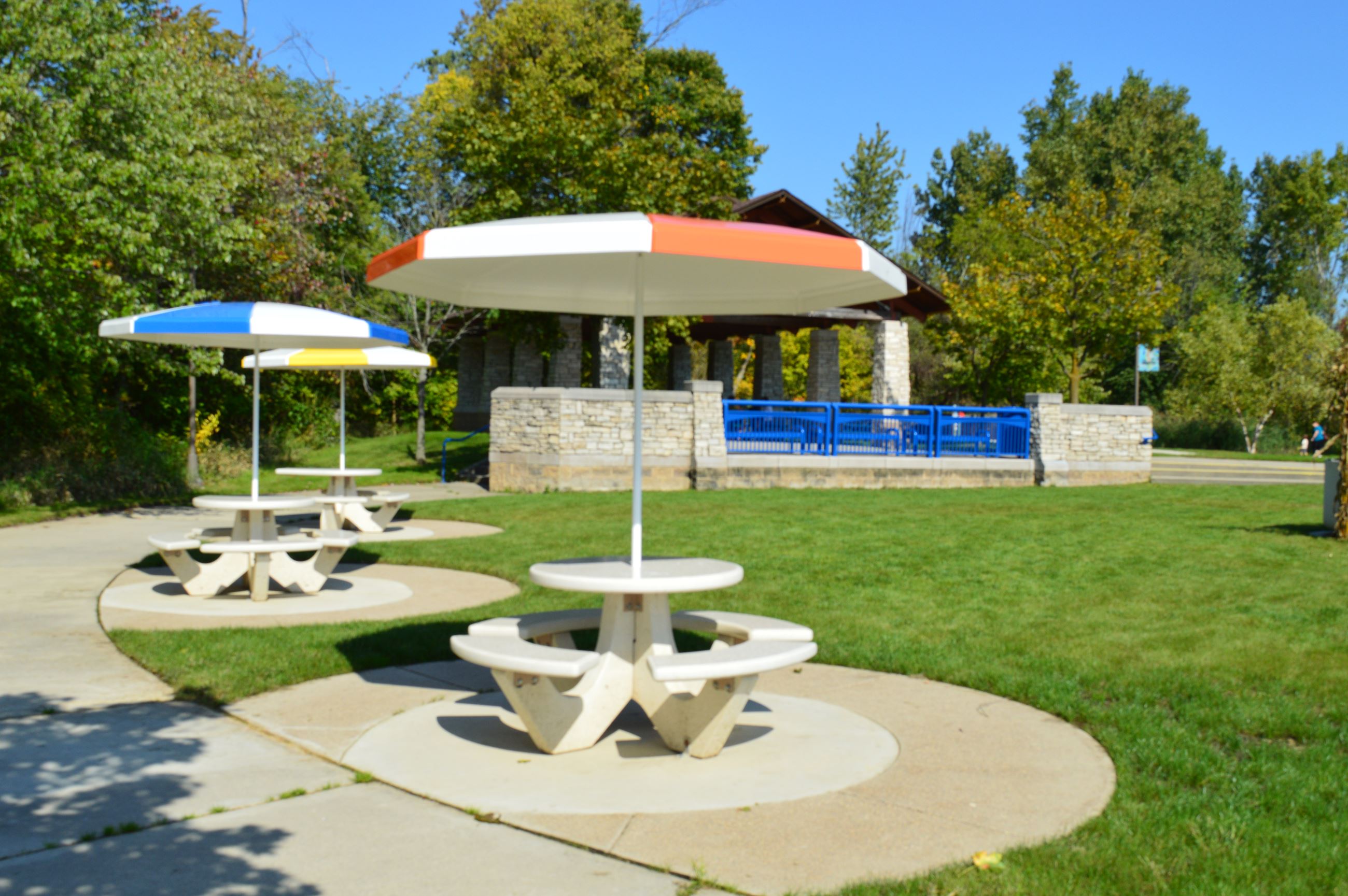 Picnic Tables at Waldenburg Park 