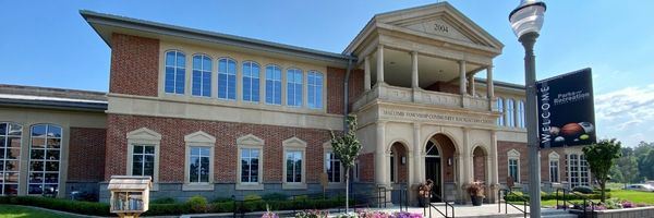 Front Entrance of Macomb Township Parks and Recreation Center